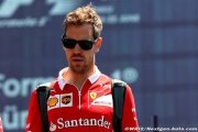 Vettel a un souffle d'une suspension pour un Grand Prix