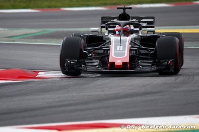 La journée d’essais a fait du bien à Romain Grosjean