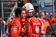 Leclerc 'en colère' face aux rumeurs de tensions avec Sainz