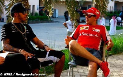 Hamilton voit en Vettel son principal concurrent pour la victoire