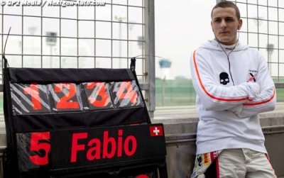Fabio Leimer au volant d’une Sauber à Abu Dhabi