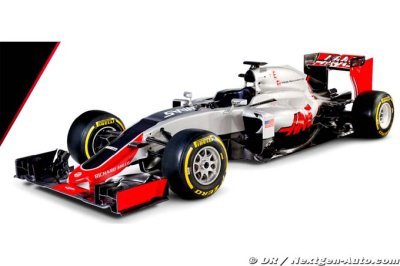 Haas unveils maiden F1 car