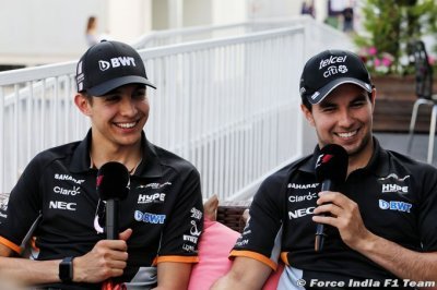 Force India wants to keep Ocon and Perez