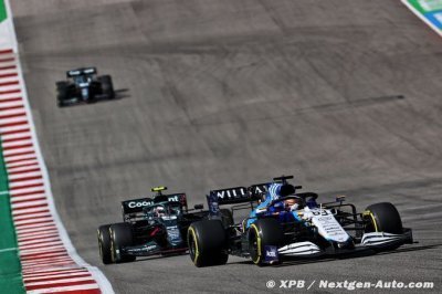 Williams F1&nbsp;: Un rythme parfois proche d’Aston Martin à Austin