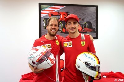 Vettel calls Leclerc ’most talented driver I came across’