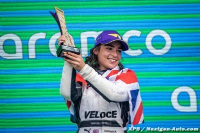 Chadwick pense s’être ’rapprochée’ de la F1 après son 2e titre