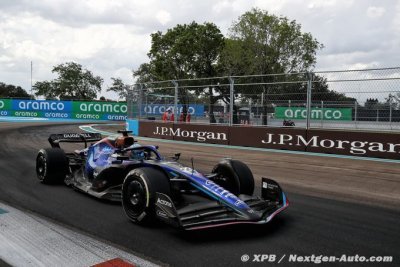 Williams décroche 2 points supplémentaires grâce à Albon à Miami