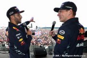 Verstappen a posé plus de problèmes à Ricciardo que Vettel