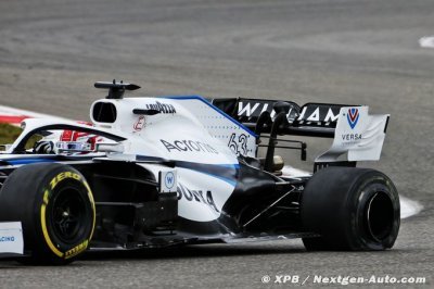 Latifi n’était pas dans le rythme, Russell l’était avant son quasi-tonneau