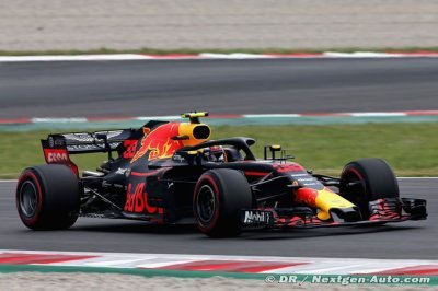 Verstappen sur la plus petite marche du podium