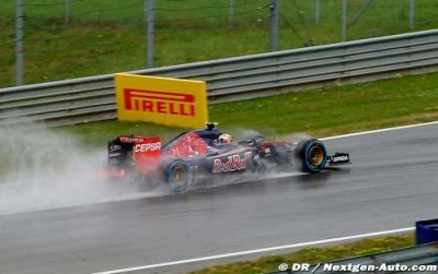 Les pilotes Toro Rosso heureux d’avoir roulé sous la pluie
