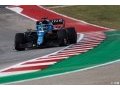 Alonso a changé de moteur parce que l'Alpine n'est 'pas compétitive' à Austin