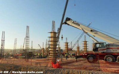 Les travaux ont repris à Austin