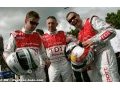 Les pilotes Audi s'entraînent en Bavière