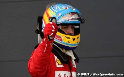 Alonso est désigné meilleur pilote de la saison 2012