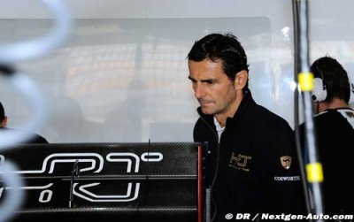 Pedro de la Rosa retired with throttle pedal issues