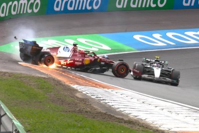 Leclerc&nbsp;: un week-end ’d’enfer’ qui s’achève dans le mur à Zandvoort