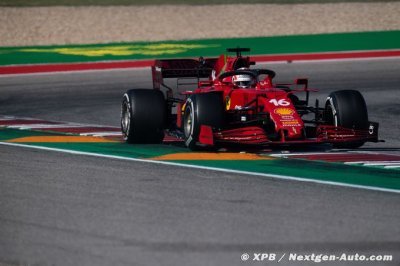 Leclerc se félicite des progrès confirmés par Ferrari à Austin