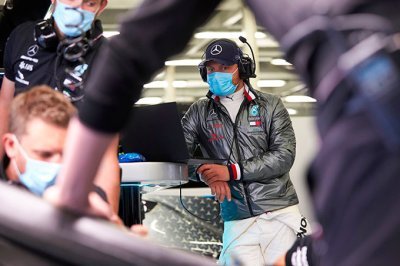 Bottas a retrouvé le volant d’une Mercedes F1 à Silverstone (+ photos)