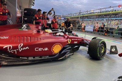 Singapore, FP3: Leclerc quickest as heavy rain cuts running short