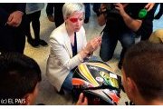 De Villota reveals crack in Duxford crash helmet