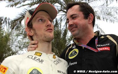 Grosjean s’imagine sur la première ligne à Barcelone