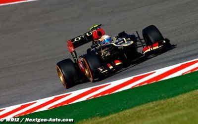 Grosjean prend la 2e place entre les Red Bull