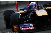 Toro Rosso rapide sous la pluie et sur le sec