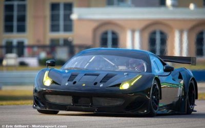 L’équipage de la Ferrari F458 Italia/Extreme Speed bouclé
