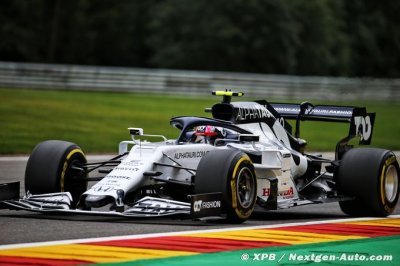 Une journée aux portes du top 10 pour AlphaTauri en Belgique