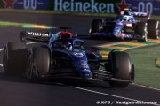 Le point marqué en Australie 'motive' Williams et Albon