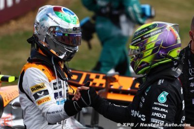 Norris était ‘loin de se douter’ que Hamilton serait encore en F1 en 2023