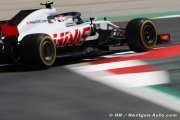 Haas a progressé en essais malgré un problème mécanique