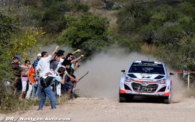 Hyundai continues podium push on penultimate day in Sardinia