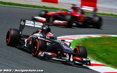 Sauber a progressé, mais moins que les autres