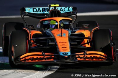 McLaren F1 a repris quelques couleurs à Djeddah