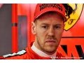Vettel ne se voit pas retourner dans le milieu de peloton