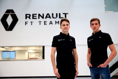 Renault F1 met la pression en renforçant ses liens avec ses jeunes pilotes