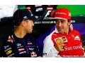 Alonso 'surpris' par la mauvaise forme de Vettel