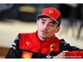Leclerc : La victoire de Bahreïn ne change pas l'approche de Ferrari