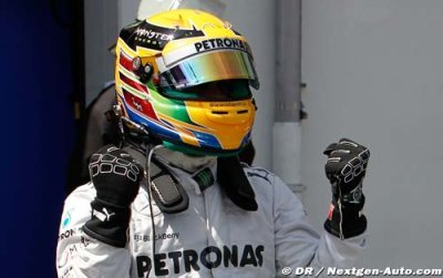 Hamilton est agréablement surpris de Mercedes