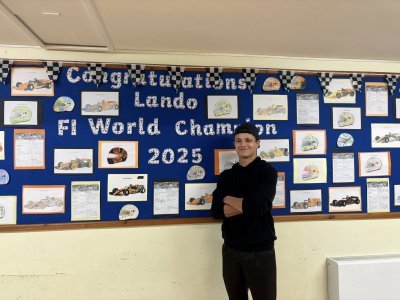 La belle visite de Lando Norris à son ancienne école primaire