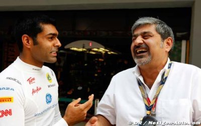 Chandhok Senior a peur de perdre le dernier pilote indien en F1