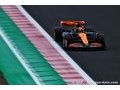 McLaren F1 est 'proche de l'avant' mais derrière Ferrari et Red Bull