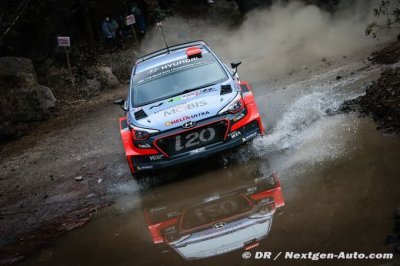 Hyundai in podium hunt after first full day of action in Rally Mexico