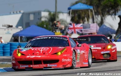 Risi donne le 1er succès américain à la Ferrari F458