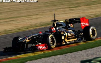 Valencia Test: Kubica on top