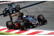 Force India à la traîne