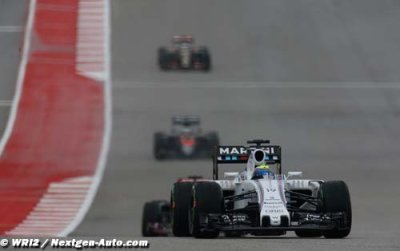 Problème de suspension pour les deux Williams à Austin