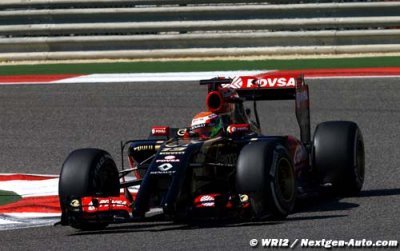 Pastor Maldonado a découvert la Lotus E22